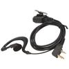 Two Way Radio Earpiece Universal K Head 2 Pin Electroplating Walkie Talkie Headset with Microphone