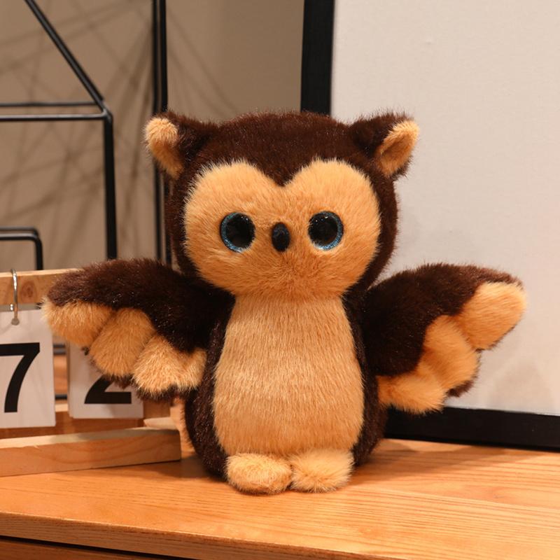 1Pc 22Cm Lovely Plushie Owl Plush Dolls Stuffed Soft Animal Toy Boys Girls Birthday Gift Adorable Owl Toy