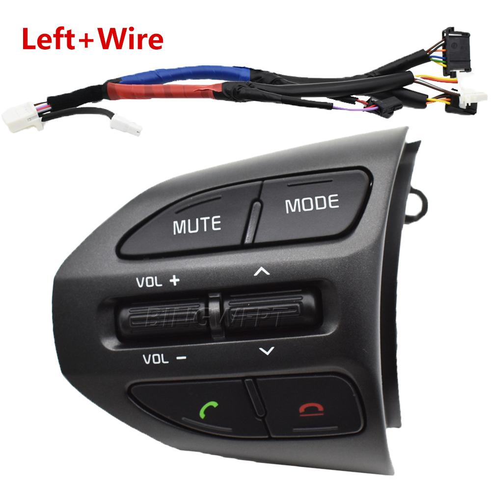 BINGWFPT Car Steering Wheel Audio Cruise Control Buttons For Kia K5 Optima 2014-2015 Wth Backlight Button Switch