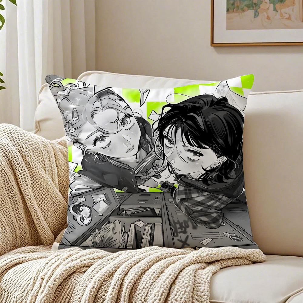 The Gguy She Was Interested In Wasnt A Guy At All Cushion Cover Pillow Case With Hidden Zipper Cutecore Room Decor For Home