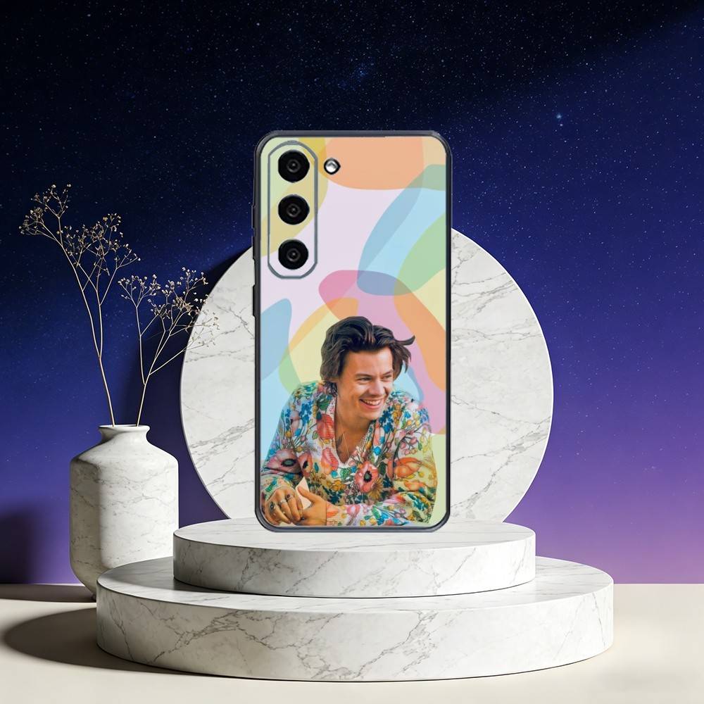 Singer Harry Styles Phone Case For Samsung Galaxy A73,A72,A71,A70,A53,A52,A51,Others Soft Black Cover