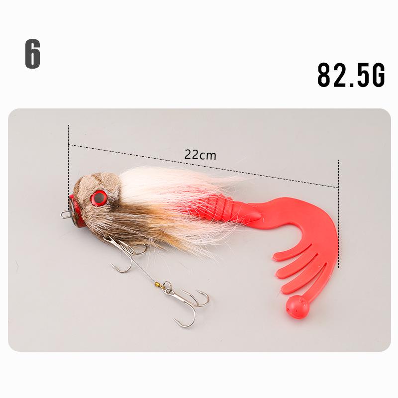 Bionic Deer Hair Mouse Lure: Freshwater & Deep Sea Fishing Bait