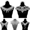 DIY Floral Lace Neckline Neck Collar Trim Dress Clothes Sewing Applique Decor