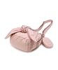 Athe Vanessabruno [Ruban] Pink Ribbon Petite Backpack And Shoulder Bag Mini Aaba6E941P2