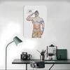 John Cena Sketch Art Printed Poster Customized Wall Art Retro Vintage Metal Tin Signs for Home Desk Decor Decoration Garage Room