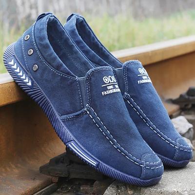 Fashion Men Casual Shoes Comfort Men Shoes Denim Male Shoes Adult Footwear 2024 New Men Loafers Canvas Shoes Men Sneakers Plus Size 4621