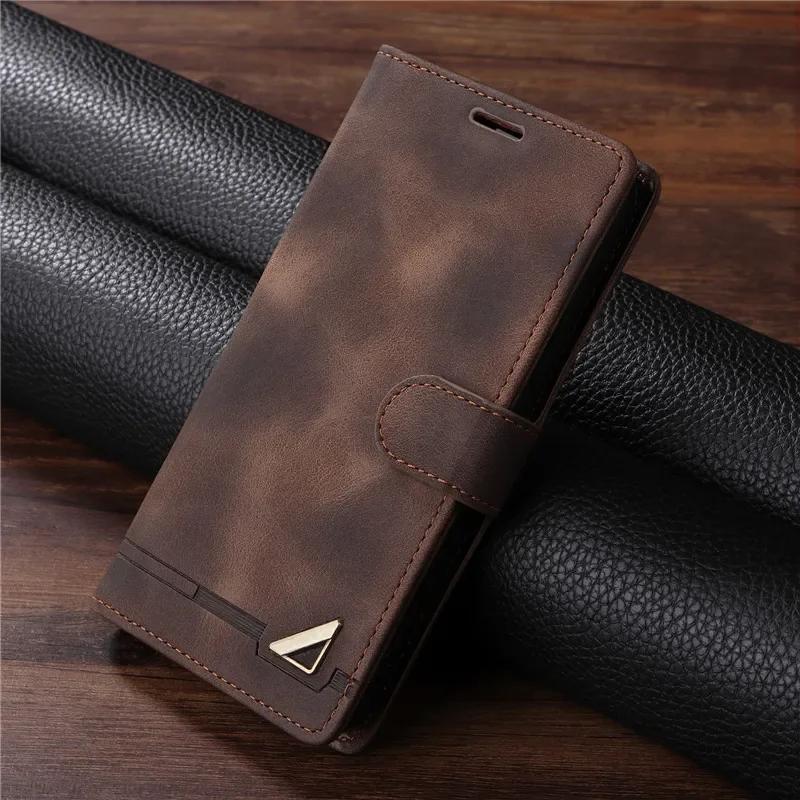 Leather Wallet Bag Phone Case For Xiaomi Redmi Note 13 Pro 4G Note13 Pro+ 13Pro Plus 5G Redmi13C 13C Luxury Flip Cover Card Slot