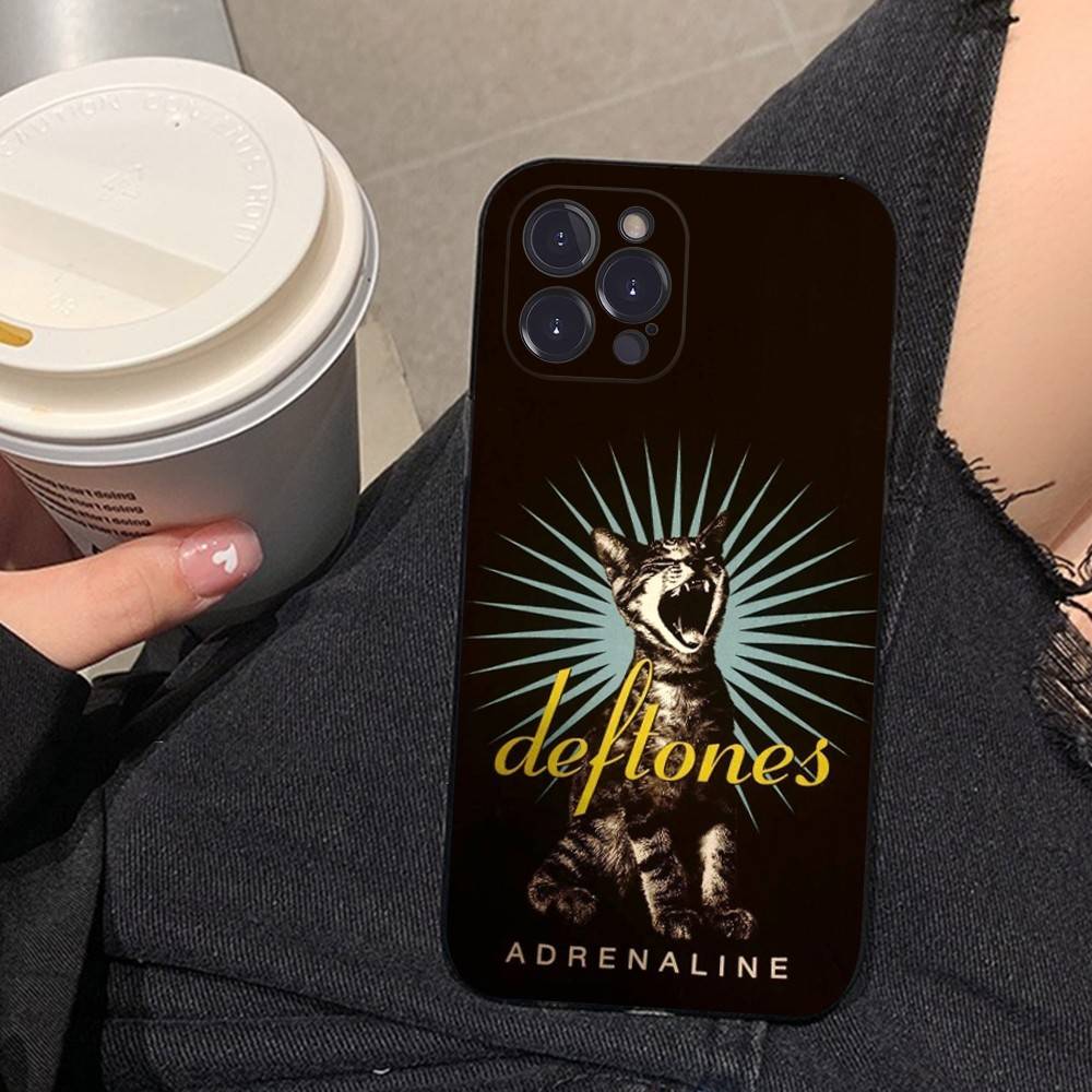 Band D-Deftones Phone Case For iPhone 16 15 14 13 12 11 17 Pro Max Simplicity Back TPU Soft Case