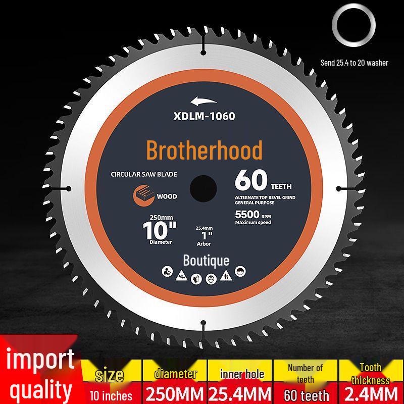 Imported Hard Alloy Circular Saw Blade for Wood and Table Saws