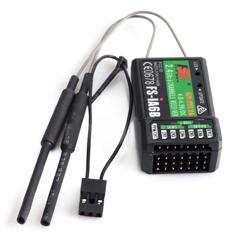Flysky Fs-Ia6B Receiver Ppm Output With Ibus Interface Model Aircraft Remote Control Receiver For I6 I6S I6X Transmitter