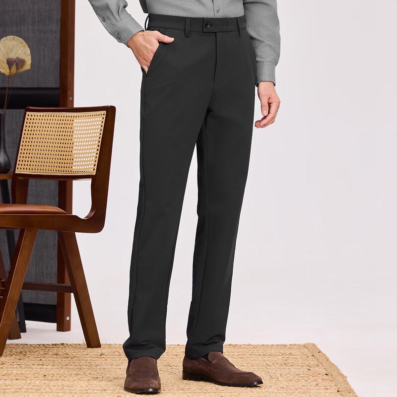 Shanshan Men's Thickened Four-Way Stretch Straight-Leg Casual Pants