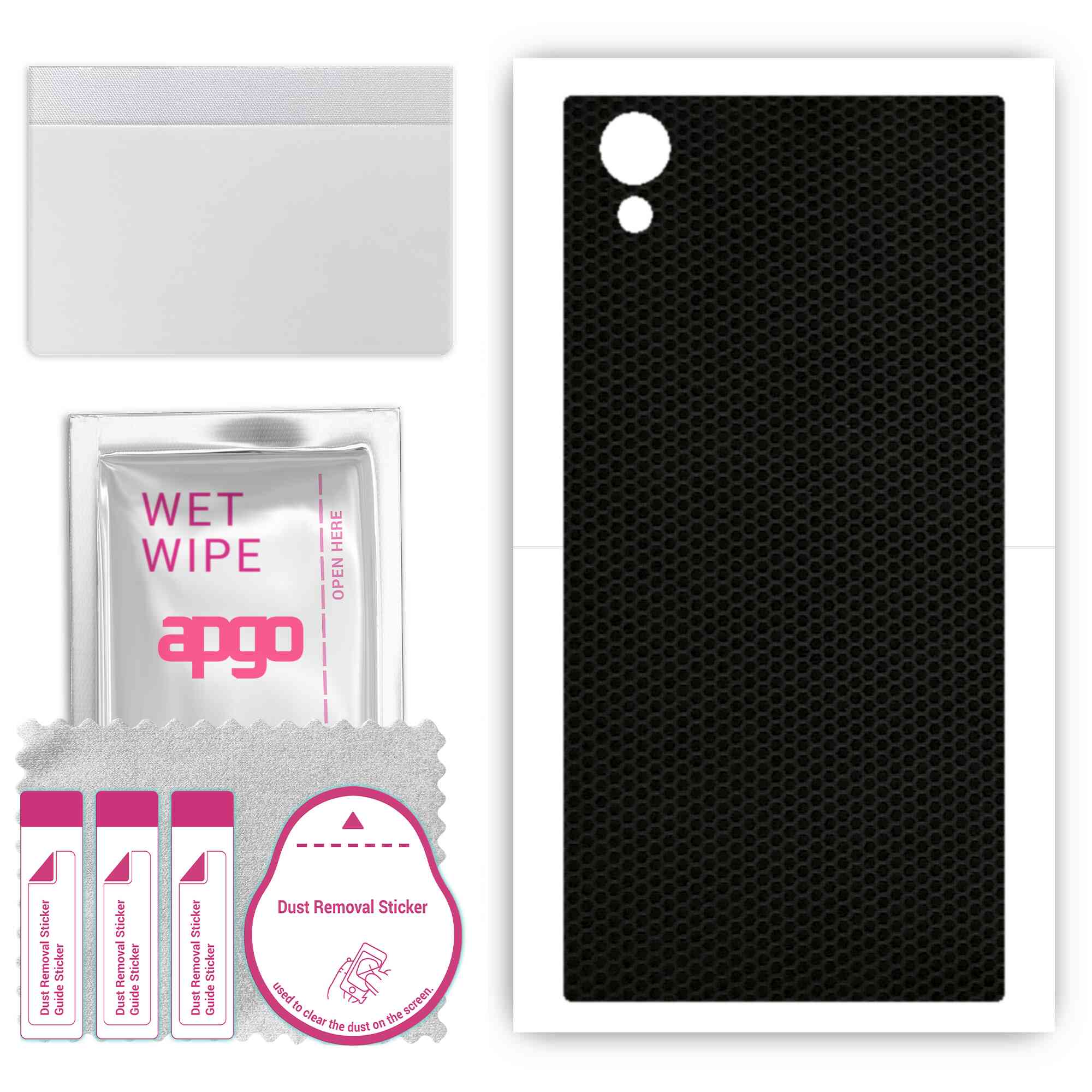 

Apgo Protective Skin Sticker для задньої панелі, сумісний із Sony Xperia XA1 Plus, Wrap Film, Foil, Vinyl - Pattern Matrix