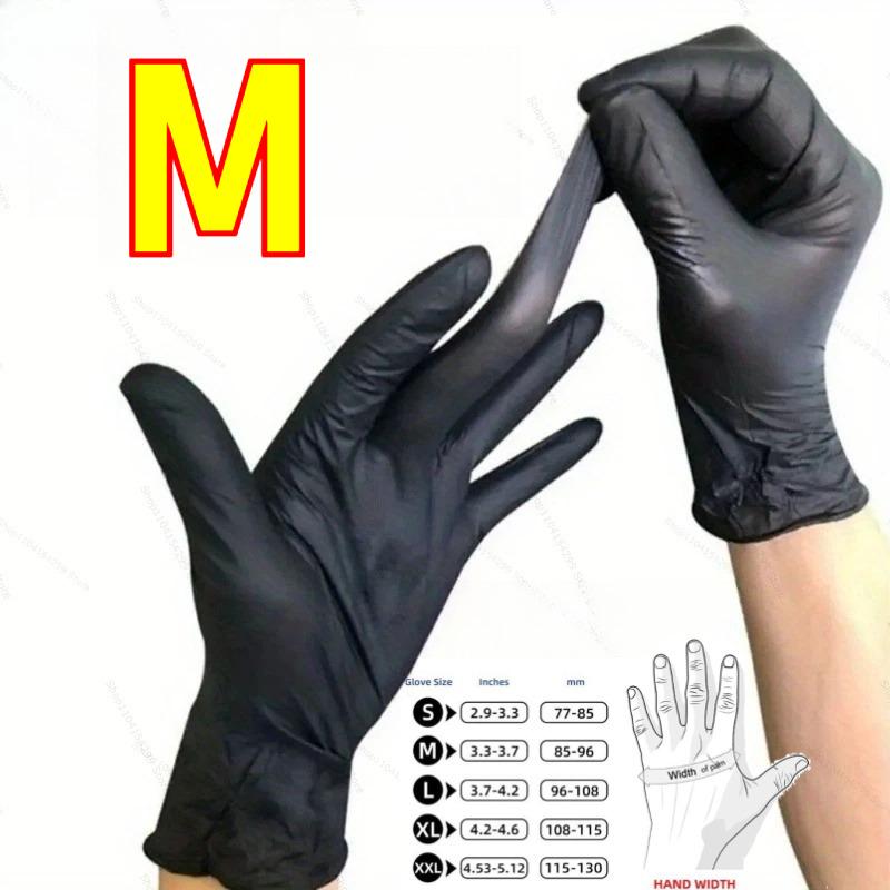 Disposable Gloves Black Home Nitrile Gloves Durable Kitchen Cooking Tools Tattoo Washing Car Gardening Cleaning Work Gloves