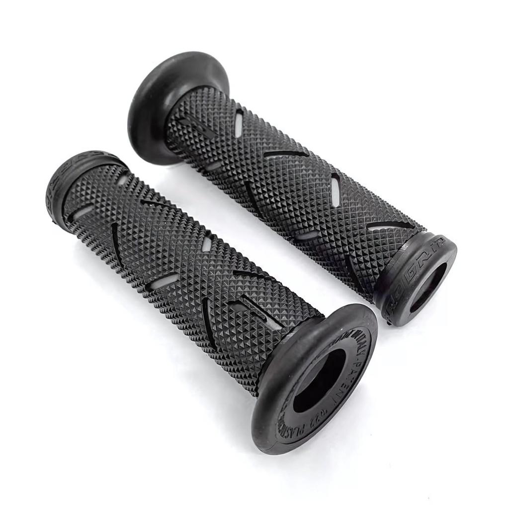 Bike Grip 9.9 inches (22.2 mm), Handle Grip for Motorcycles, Handle Grip, End Penetration (Gray)
