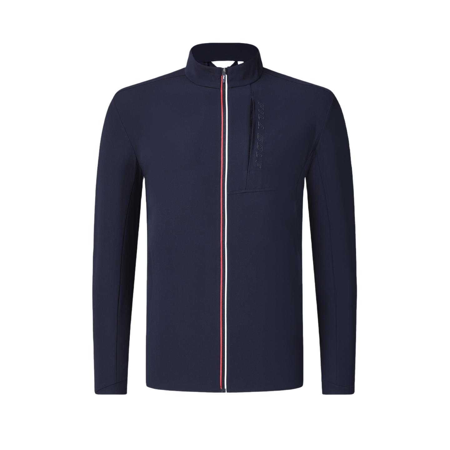 FILA Knitwear Men s Tide Blue Stand Collar Moderate Other A11M425501FDB 170/92A/M