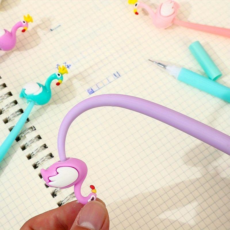 48 Peças Caneta Gel Rosa Fofa de Flamingo Cisne Festa de Verão com Flamingos Lembrancinhas de Festa Escolar Presente para Escritório Lembrancinhas de Festa de Aniversário Prêmio para Estudante Presente Novelty
