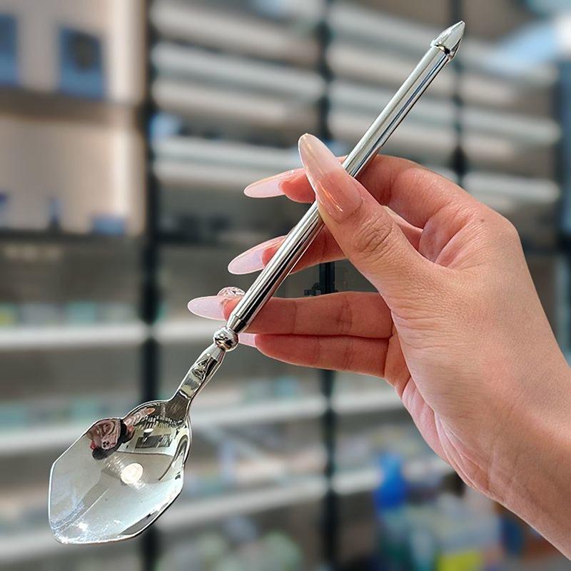 * * Stainless Steel Spoon Fork Fruit Fork Creative Sea King Fork Dining Spoon Salad Fork Main Dining Fork Pasta Fork