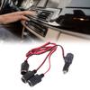 240W Car Cigarette Lighter Y Splitter Cable 12V 24V 1 Male To 2/3 Female Car Cigarette Lighter Extension Cable