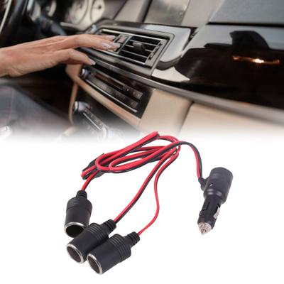 240W Auto Zigarettenanzünder Y Splitter Kabel 12V 24V 1 Stecker auf 2/3 Buchse Auto Zigarettenanzünder Verlängerungskabel