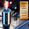 Aluminum Alloy Car Perfume & Aromatherapy Spray with Colorful Ambient Starry Light