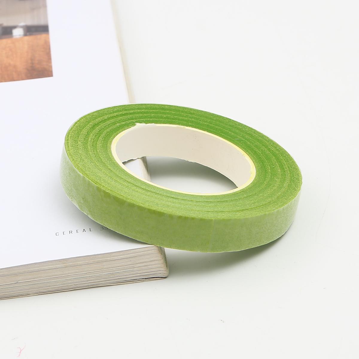 

30 ярдов, лента с цветочным стеблем, корсажи, петлица, искусственный цветок, тычинка, обертка, флорист, зеленые ленты, нейлоновые принадлежности для цветов