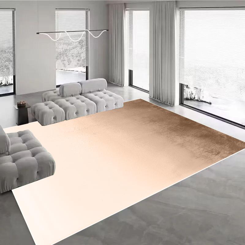 Dopamine Gradient Large Area Carpet Living Room Decoration Lounge Rug Simple Sofa Area Rugs for Bedroom Thicken Solid Color Mats