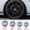 4Pcs 56/60/65/70mm DIY Auto Rim Hub Cap Decals 50th Anniversary Wheel Emblem Stickers For BMW E46 E90 F30 F10 G20 X5 CUR1