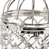Hollow Out Birdcage Candle Holder Electroplated Birdcage Candlestick Decorations  Gift For Events