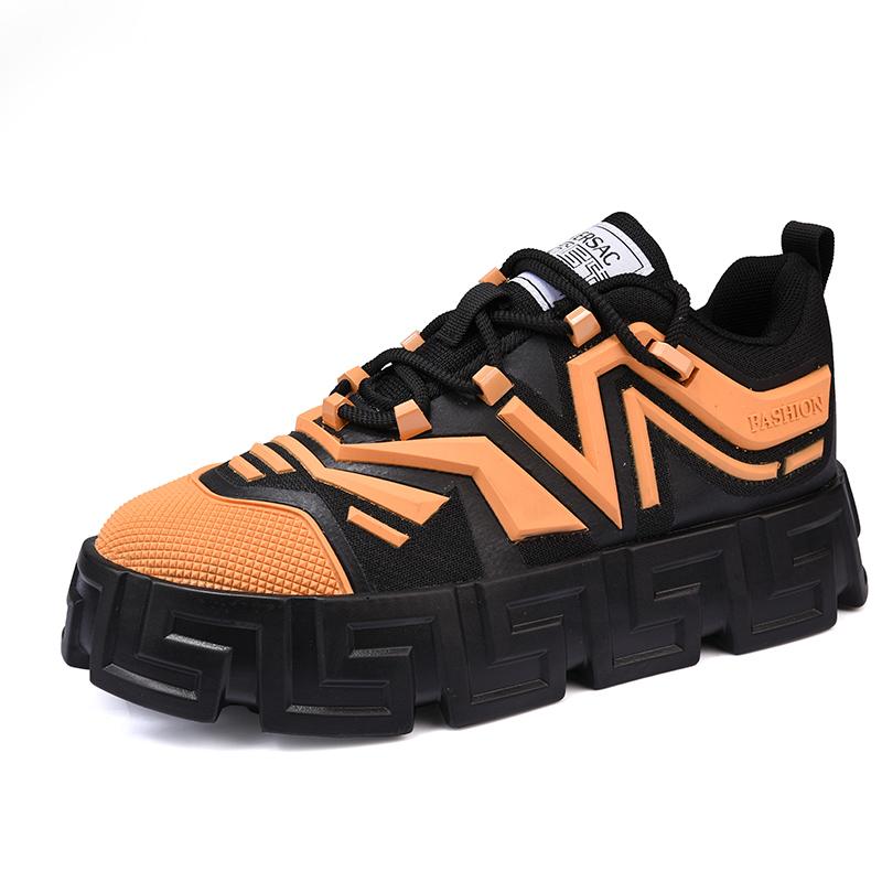 Non-slip rubber soled board shoes men style personality men's shoes outdoor sports casual shoes students low top fashion shoes