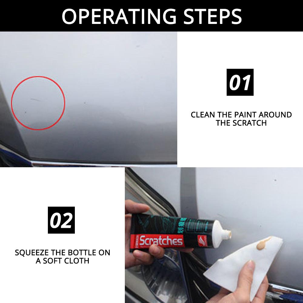 Car Scratches Restoration Repair Auto Paint Care Polishing Wax Cream Paint Scratch Remover Care 100ml Car Cleaning Scratch Tool