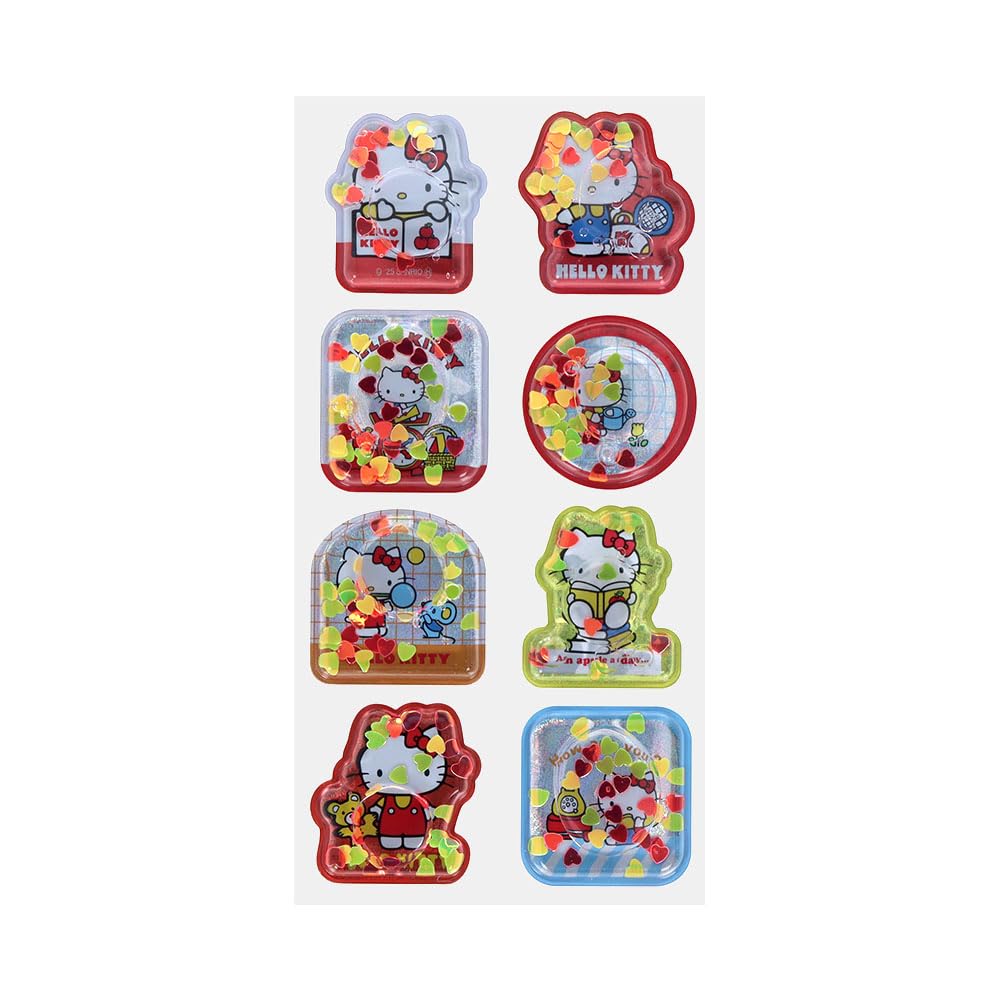 Stationery Hello Kitty Sanrio Characters Goods Stickers Puffy Hello Kitty S8814902 Sun-Star Water-In
