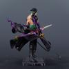 24cm One Piece Enma Zoro PVC Figure Three Sword Samurai Roronoa Zoro Figure Battle Form Statue Desktop Ornament Anime Toy Gifts