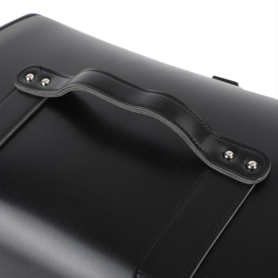 Moto Posteriore Coda Sella Schienale Borsa da Sella Borsa a Tracolla Universale Nera