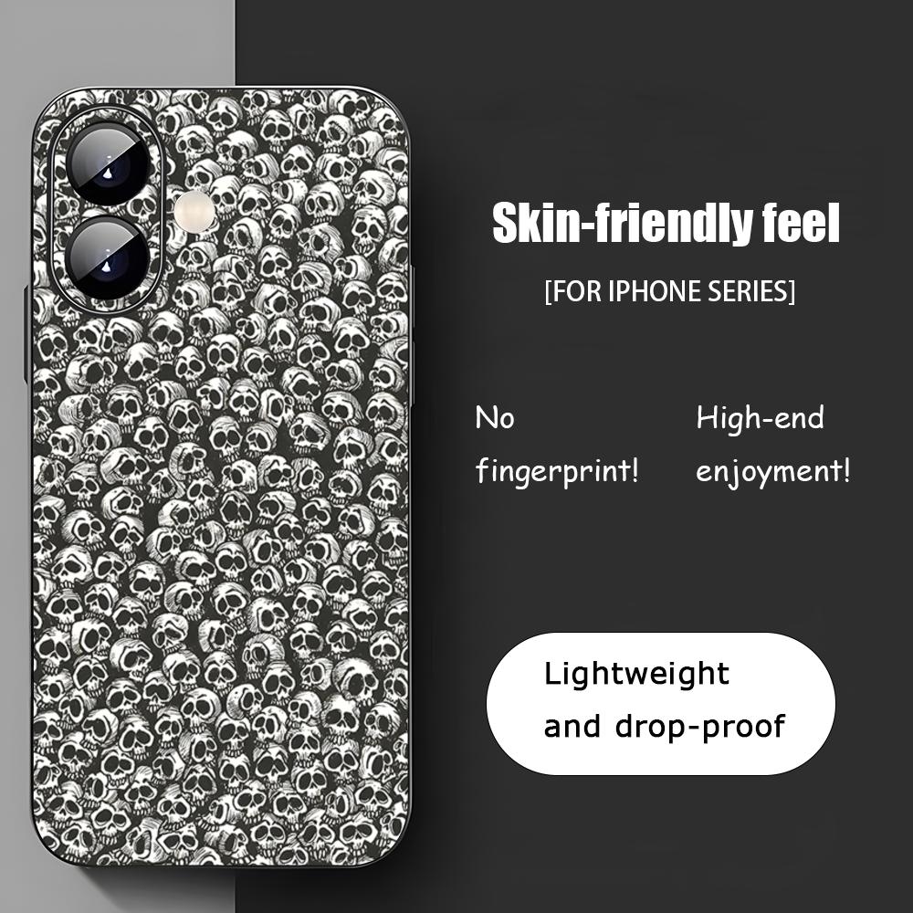 Cool Cartoon Fun Fashion Phone Case For iPhone 17 16 15 14 13 12 11 X XR XS 8 Plus Mini Pro Max Soft Black Shockproof Cover