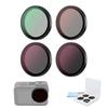 JJC ND CPL Filter Set for DJI Osmo Action 5 Polarizing ND Light Reduction Reflection Color Contrast HD Optical Aluminum Lens Camera Protection High