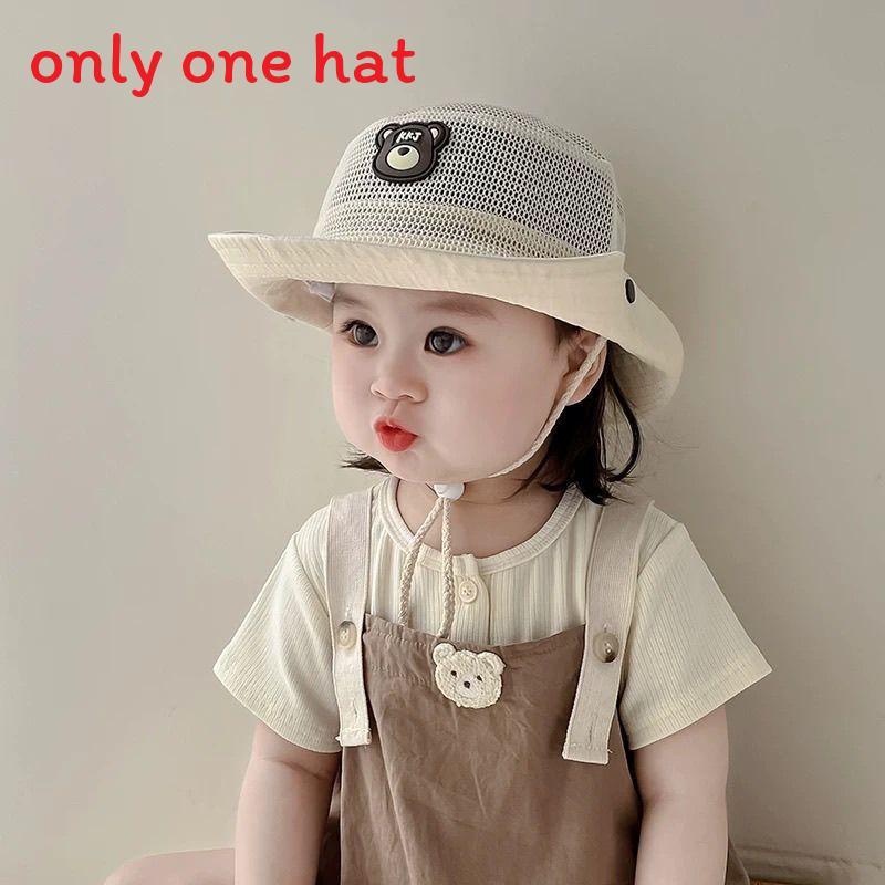 

Kids Summer Sun Hat With Wide Brim Breathable Mesh Uv Protection For Children 16 Years слоновая кость
