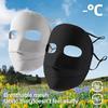 Soft Ice Silk Face Guard, Full Face Protection Face Shield, Breathable Holes Facekini with Elastic Ear Loop for Outdoor Activities Eye Forehead Neck