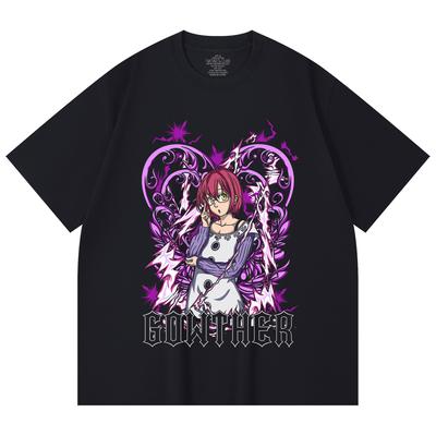 230 Gsm 100% Cotton Seven Deadly Sins V5 Gowther Print Unisex Heavy Cotton T Shirt
