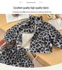 In Stock: Children's Leopard Print Flannel Home Suit, Winter 2025