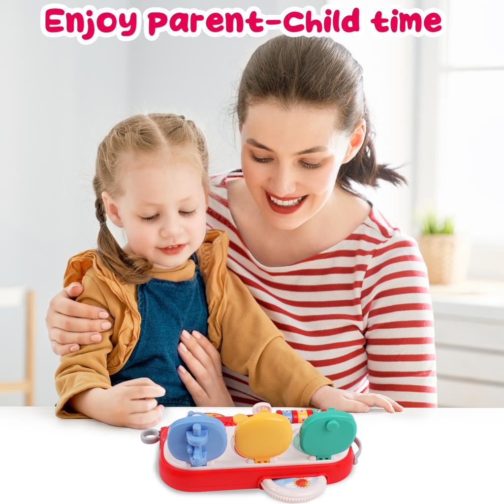 Busy Board Activity Board Children,Fine Motor Preschool Development Educational Portable Exploration Toy Gift for 18+ Months