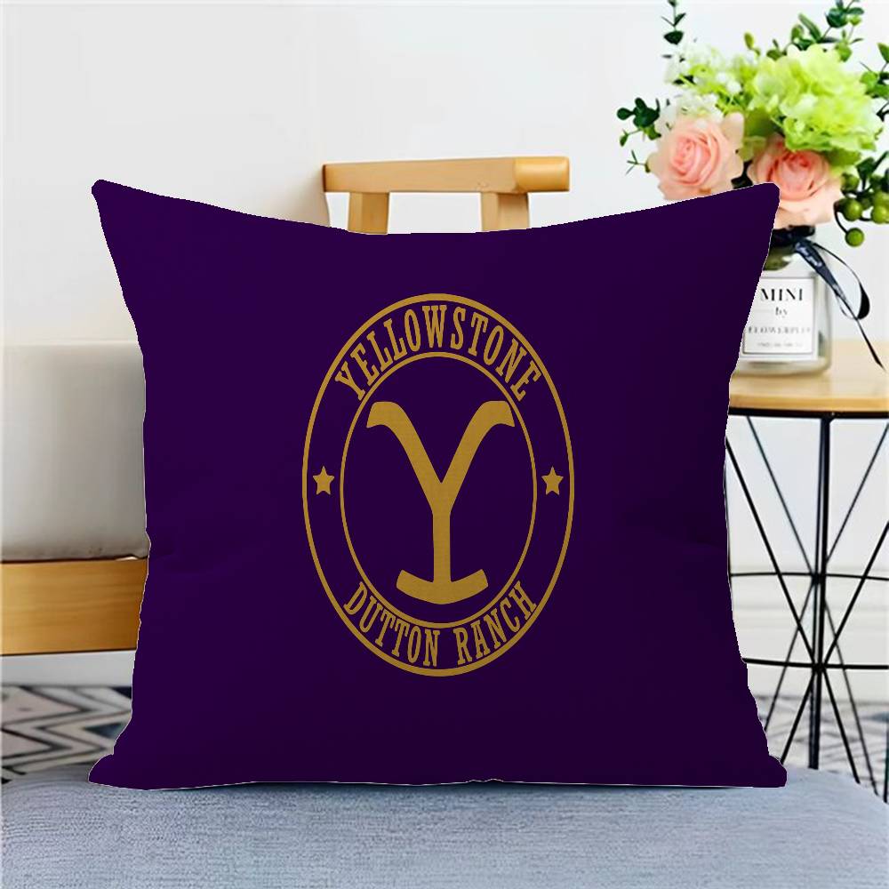 Y-Yellowstone Pillow Gift Home Office Decoration Pillow Bedroom Sofa Car Cushion CoverPillow Case