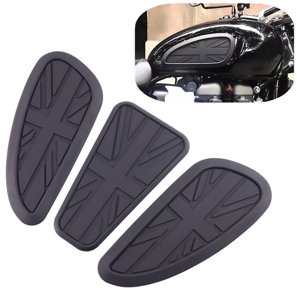 Motorrad Anti-Rutsch Knie Tank Pad Griff Aufkleber Klebstoff Kraftstofftank Schützer Pad Retro Gas Kraftstofftank Aufkleber
