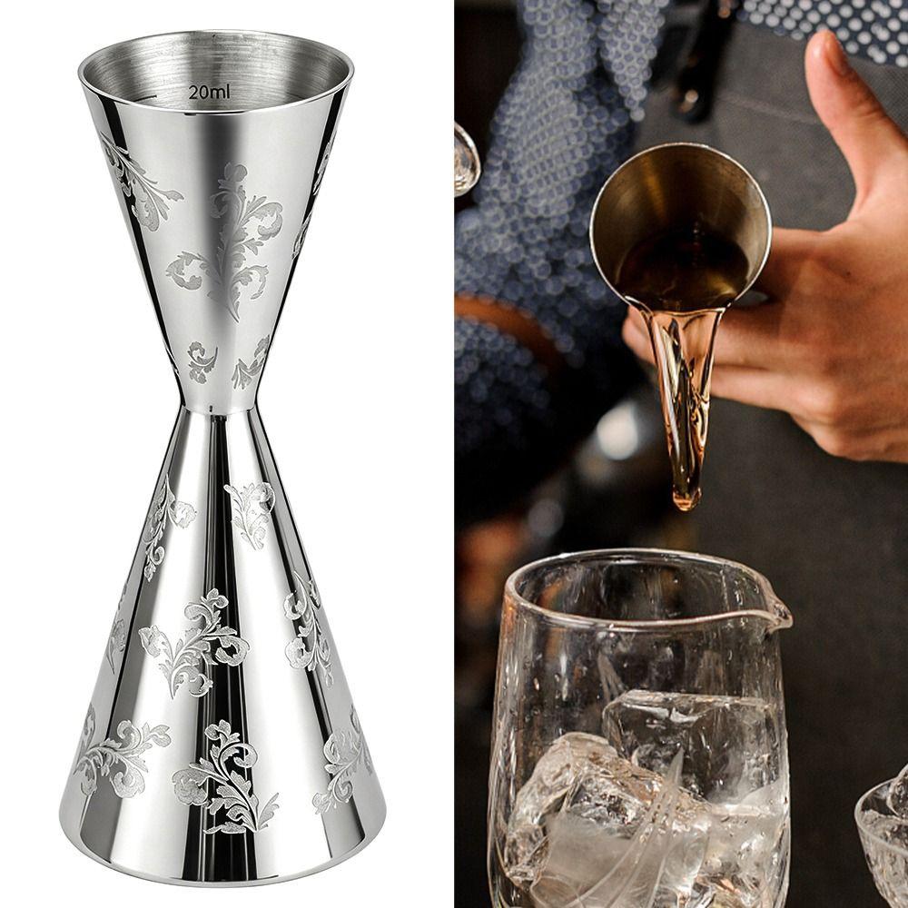 30/60ml Double Head Jigger Stainless Steel Bartending Jigger Durable Cocktail Jigger Cup Bartender