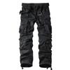 Herren Cargo-Hose mit lockerem Schnitt und vielen Taschen - Strapazierfähig, Übergröße, Gerades Bein, Lässige Outdoor-Sporthose