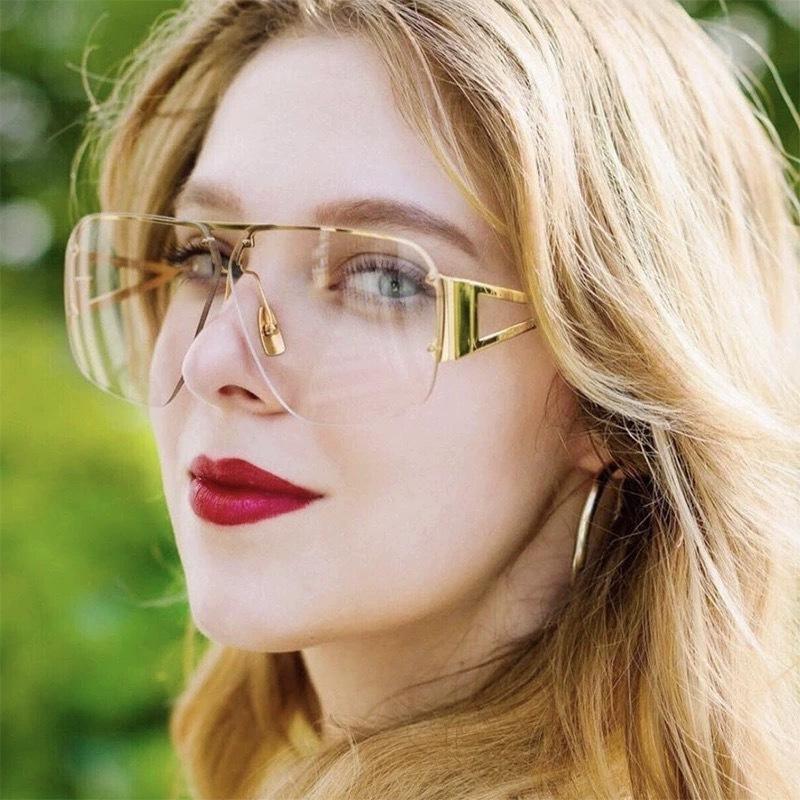 JYL TS Oversized Sunglasses UV Protection Face Slimming For Photo Shooting 90226