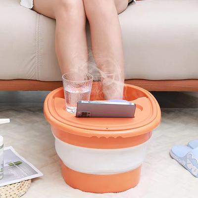 Găleată pliabilă pentru spa de picioare, reutilizabilă, pentru baie de picioare, pentru masaj, pentru îngrijirea picioarelor
