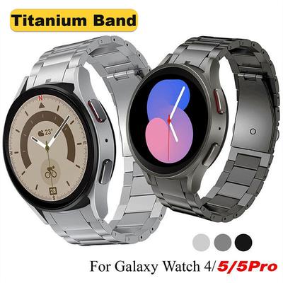 Titanium Band Strap For Samsung Galaxy Watch 4 5 40mm 44mm Watch 5 Pro 45mm Watch4 Classic 46mm 42mm Watch Band