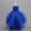 Abiti da cerimonia per bambine, abiti stile principessa con strascico, outfit da passerella per bambine, outfit da hostess, outfit per recital di pianoforte, gonne in tulle, abiti da sera