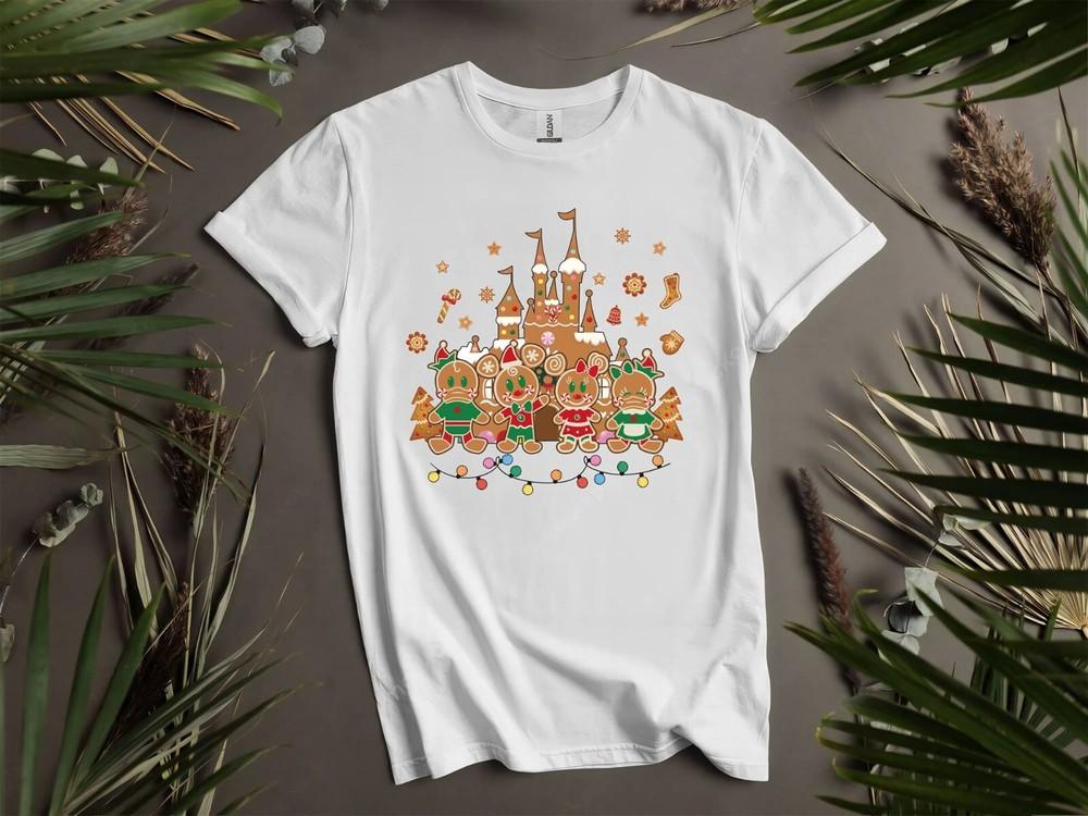 

Mickey s Friends Gingerbread T-shirt T shirt Men Women Unisex Tshirt I139 4XL