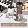 New Coffee Cup With Strainer&Spoon 304 Stainless Steel Office Drinking Cup Leak Proof Portable Tea Milk Coffee Mug